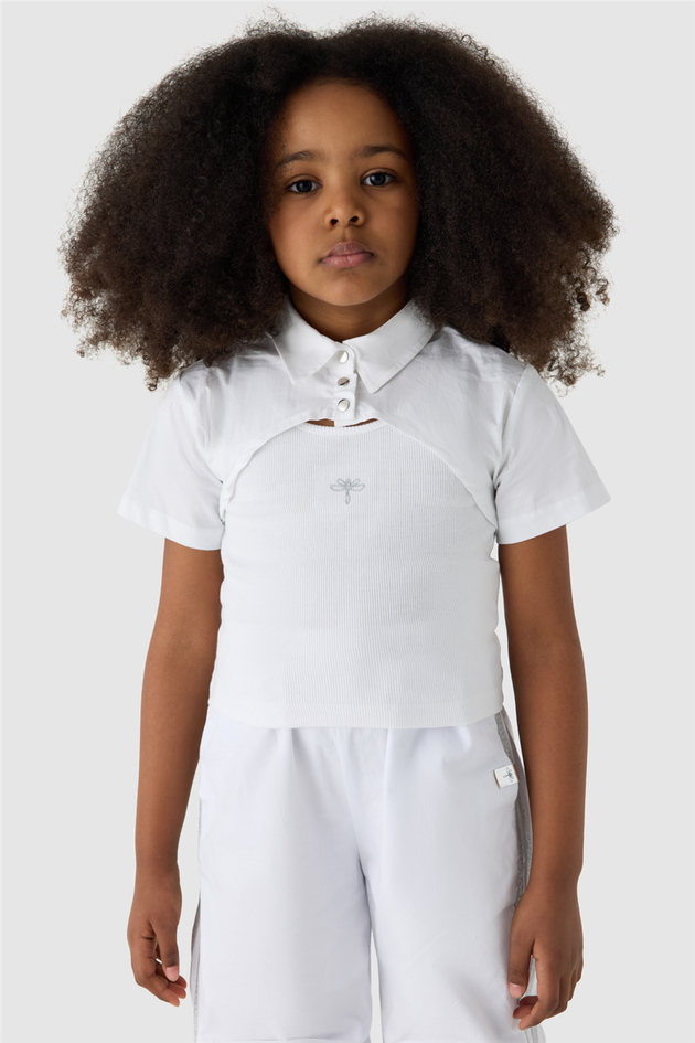 Tyess Girl White BlouseTyess Girl White Blouse