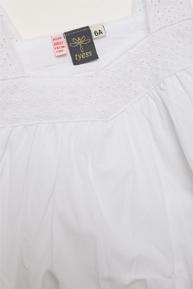 Tyess Girl White BlouseTyess Girl White Blouse