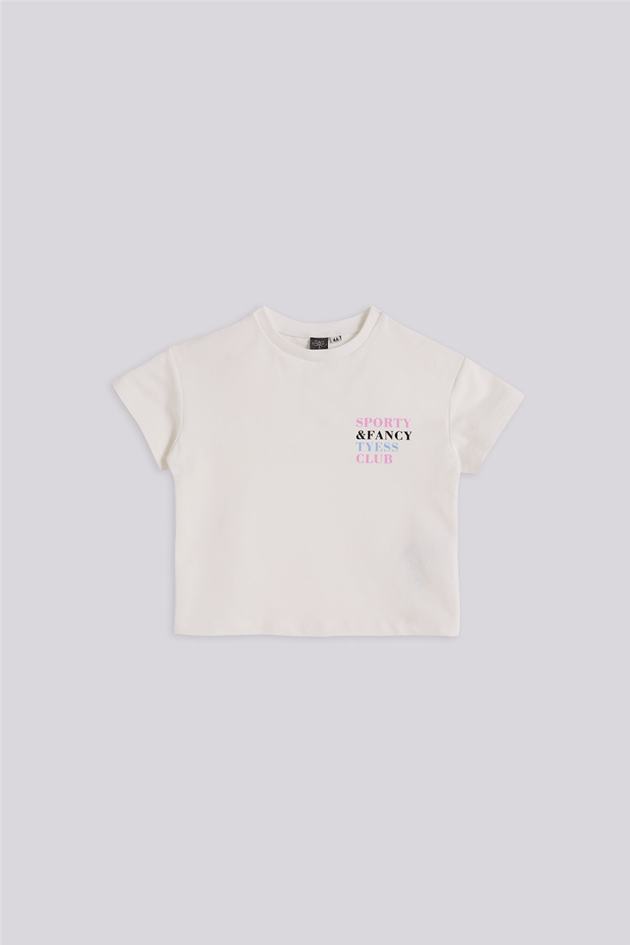 Tyess Girl White T-ShirtTyess Girl White T-Shirt
