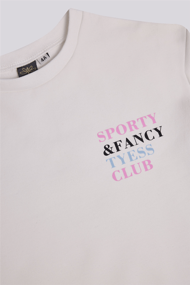 Tyess Girl White T-ShirtTyess Girl White T-Shirt