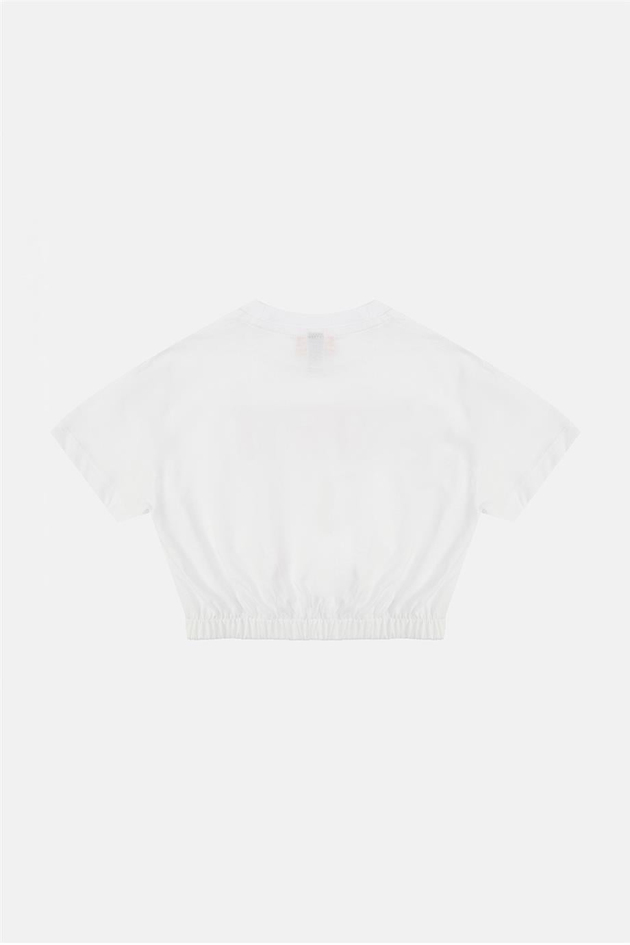 Tyess Kız Çocuk Beyaz Tshirt