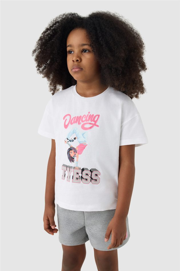 Tyess Girl White TshirtTyess Girl White Tshirt