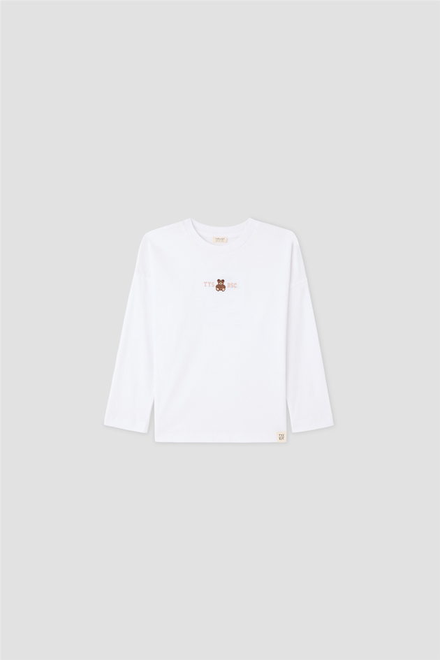 Tyess Kız Çocuk Beyaz TshirtTyess Kız Çocuk Beyaz Tshirt