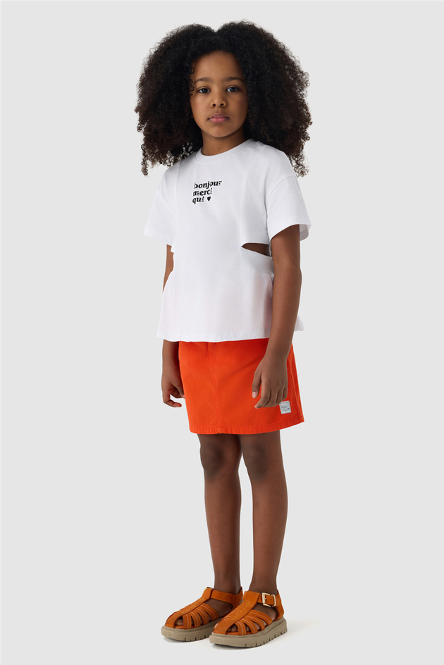 Tyess Kız Çocuk Beyaz TshirtTyess Kız Çocuk Beyaz Tshirt