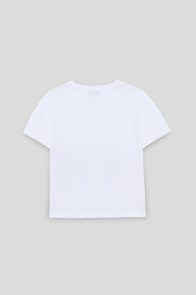 Tyess Kız Çocuk Beyaz TshirtTyess Kız Çocuk Beyaz Tshirt