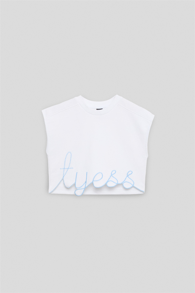 Tyess Kız Çocuk Beyaz TshirtTyess Kız Çocuk Beyaz Tshirt