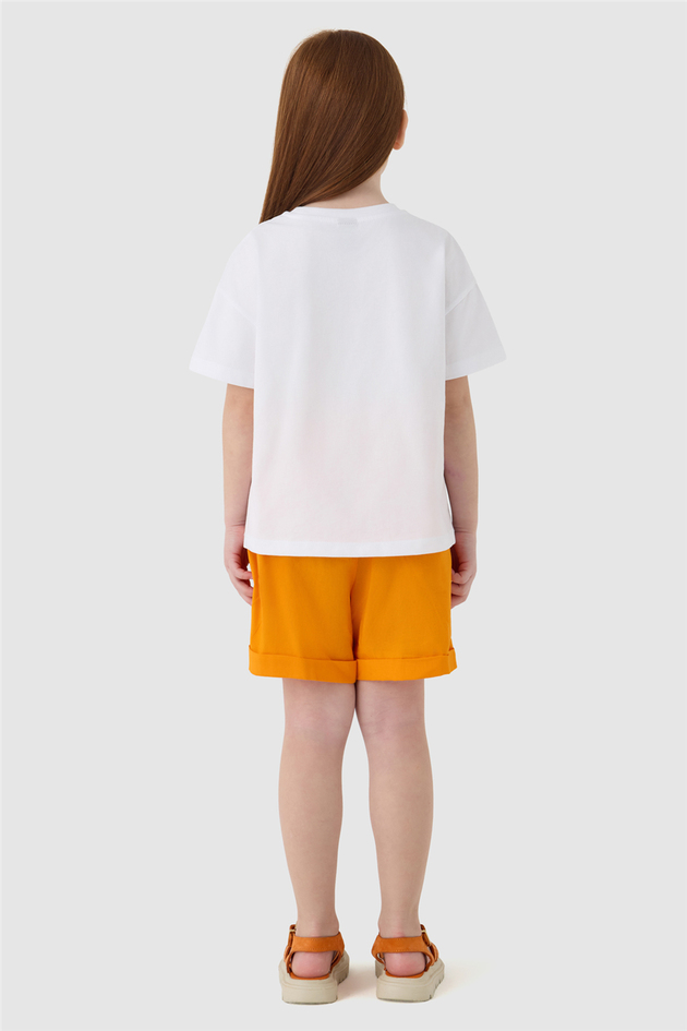 Tyess Kız Çocuk Beyaz TshirtTyess Kız Çocuk Beyaz Tshirt