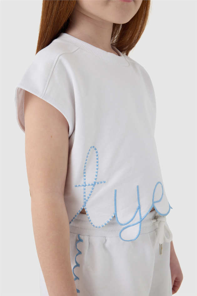 Tyess Kız Çocuk Beyaz TshirtTyess Kız Çocuk Beyaz Tshirt
