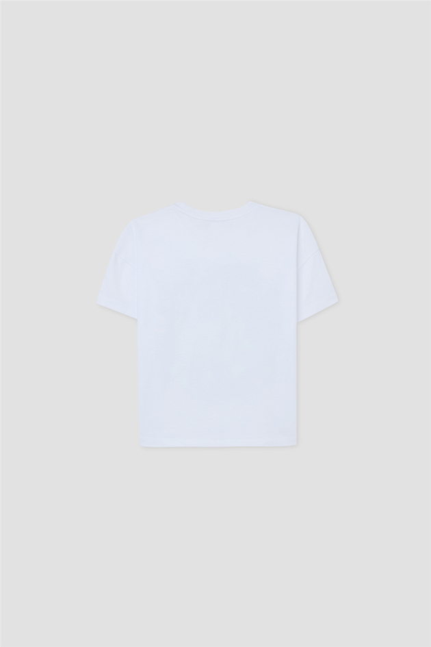 Tyess Kız Çocuk Beyaz TshirtTyess Kız Çocuk Beyaz Tshirt