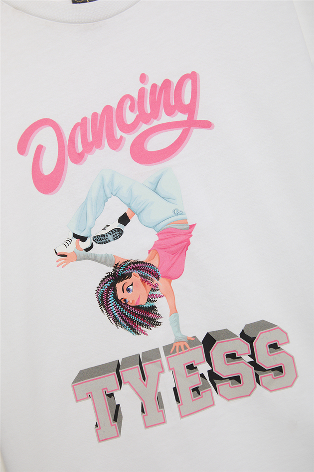 Tyess Girl White TshirtTyess Girl White Tshirt