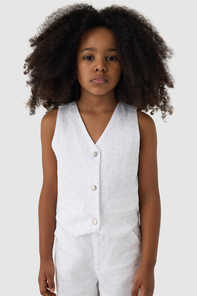 Tyess Girl Grey VestTyess Girl Grey Vest