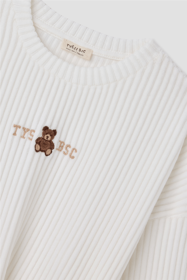 Tyess Girls Crew Neck Eşofman SetTyess Girls Crew Neck Eşofman Set