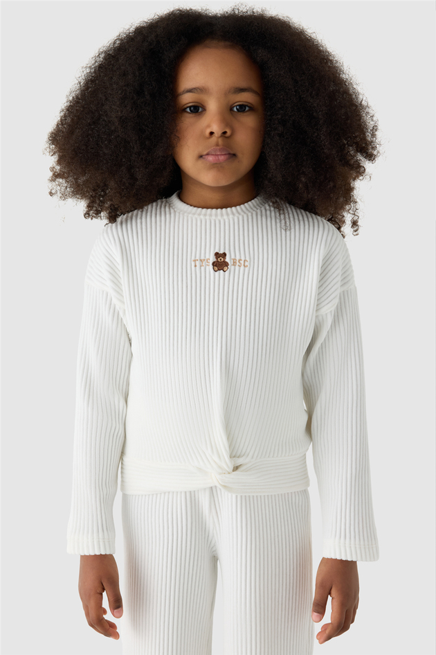 Tyess Girls Crew Neck Eşofman SetTyess Girls Crew Neck Eşofman Set