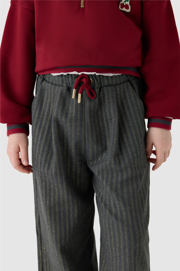 Tyess Kız Çocuk Çizgili PantolonTyess Kız Çocuk Çizgili Pantolon