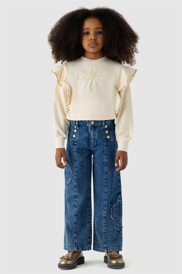 Tyess Kız Çocuk Denim PantolonTyess Kız Çocuk Denim Pantolon