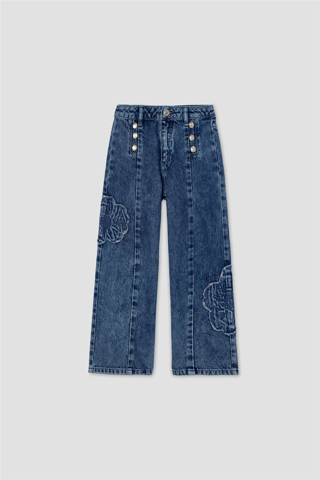 Tyess Kız Çocuk Denim PantolonTyess Kız Çocuk Denim Pantolon