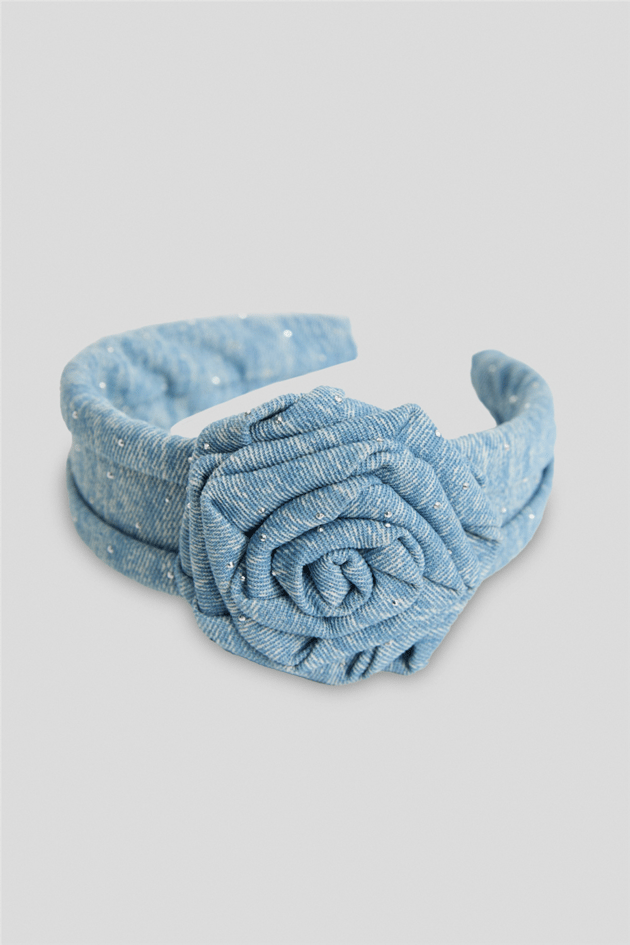 Tyess Girl Denim HeadbandTyess Girl Denim Headband