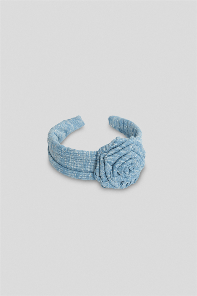 Tyess Girl Denim HeadbandTyess Girl Denim Headband