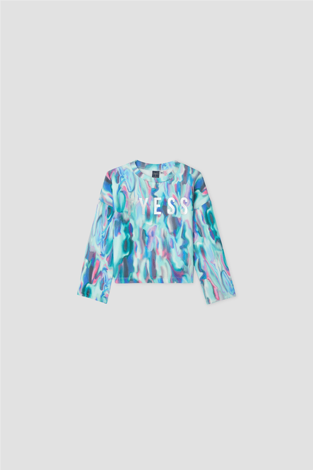 Tyess Kız Çocuk Desenli SweatshirtTyess Kız Çocuk Desenli Sweatshirt