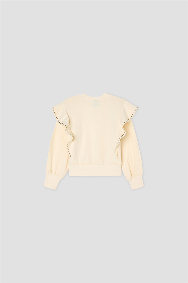Tyess Kız Çocuk Ekru SweatshirtTyess Kız Çocuk Ekru Sweatshirt