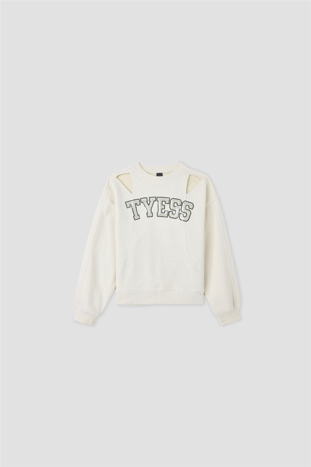 Tyess Kız Çocuk Ekru SweatshirtTyess Kız Çocuk Ekru Sweatshirt