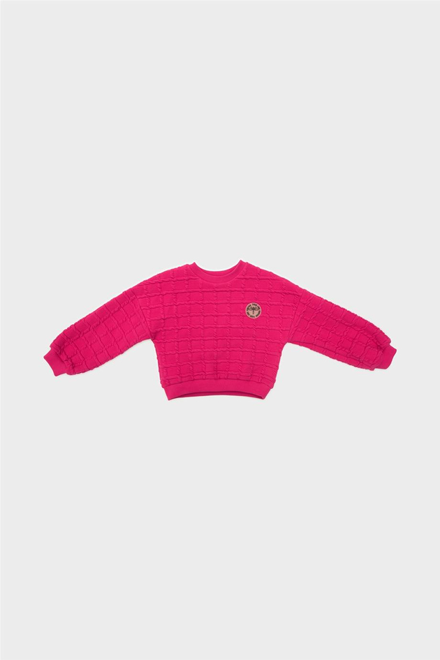 Tyess Kız Çocuk Fuşya Sweatshirt