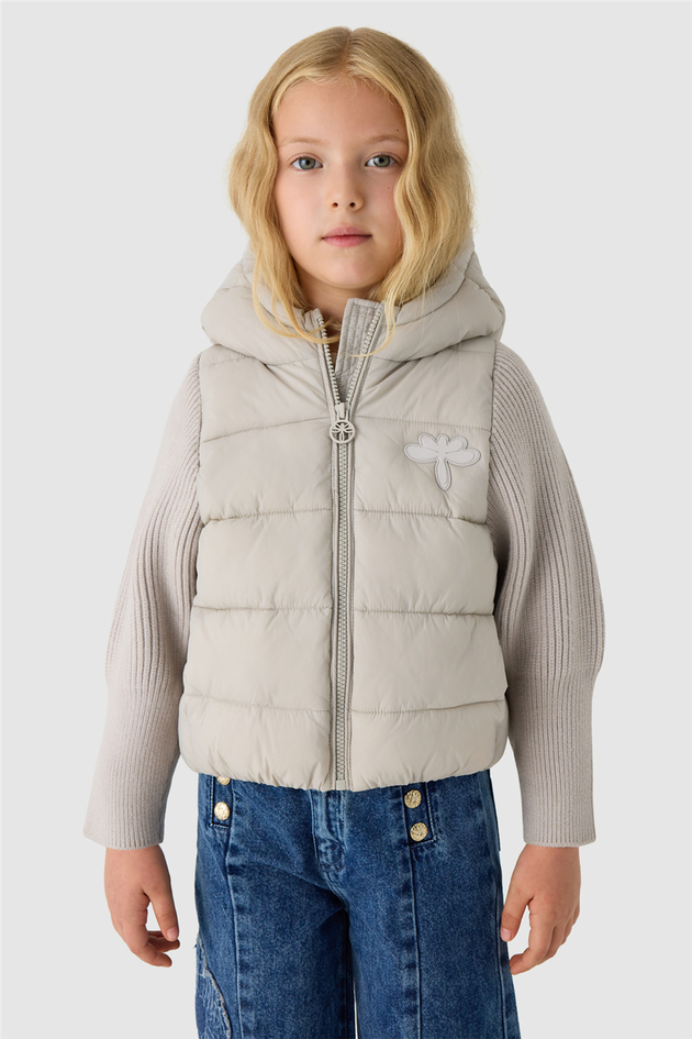Tyess Kız Çocuk Kapüşonlu Oversize MontTyess Kız Çocuk Kapüşonlu Oversize Mont
