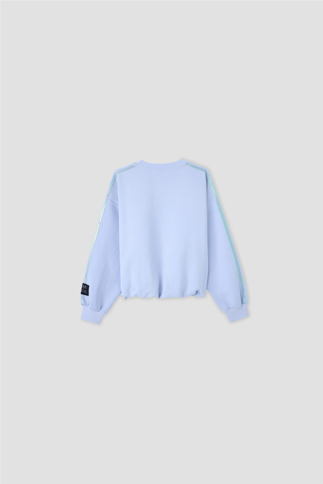 Tyess Kız Çocuk Mavi SweatshirtTyess Kız Çocuk Mavi Sweatshirt