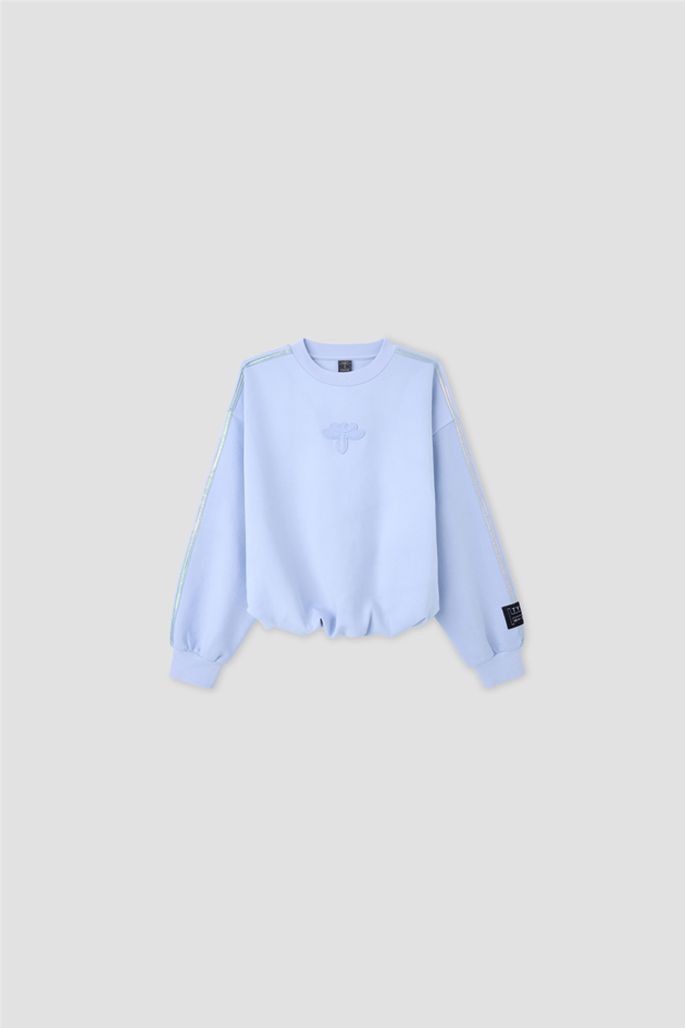 Tyess Kız Çocuk Mavi SweatshirtTyess Kız Çocuk Mavi Sweatshirt