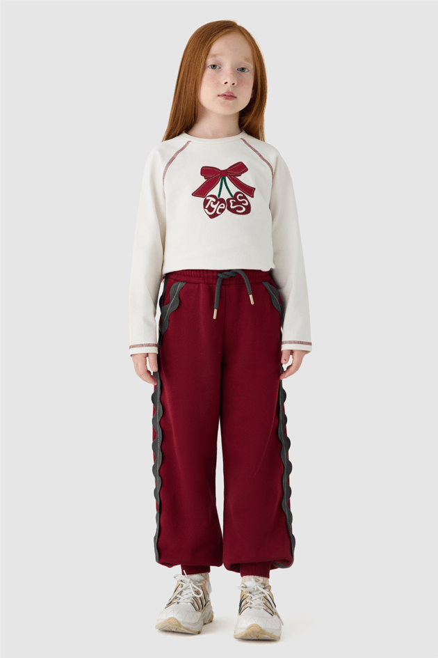 Tyess Kız Çocuk Oversize Eşofman AltıTyess Kız Çocuk Oversize Eşofman Altı
