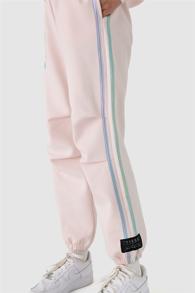 Tyess Kız Çocuk Pembe Eşofman AltıTyess Kız Çocuk Pembe Eşofman Altı