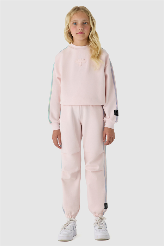 Tyess Kız Çocuk Pembe Eşofman AltıTyess Kız Çocuk Pembe Eşofman Altı