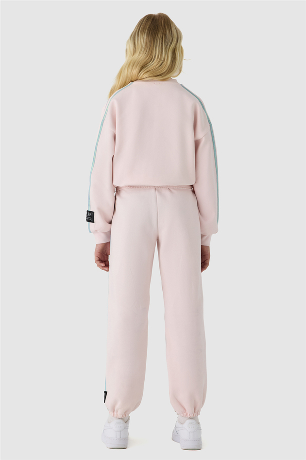 Tyess Kız Çocuk Pembe Eşofman AltıTyess Kız Çocuk Pembe Eşofman Altı