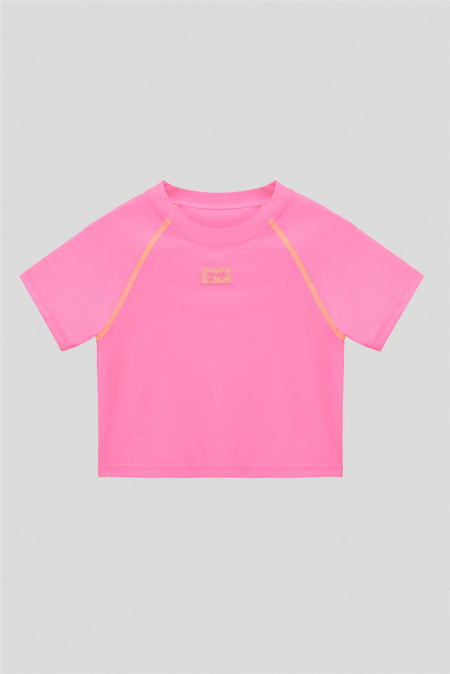 Tyess Kız Çocuk Pembe Mayo TshirtTyess Kız Çocuk Pembe Mayo Tshirt