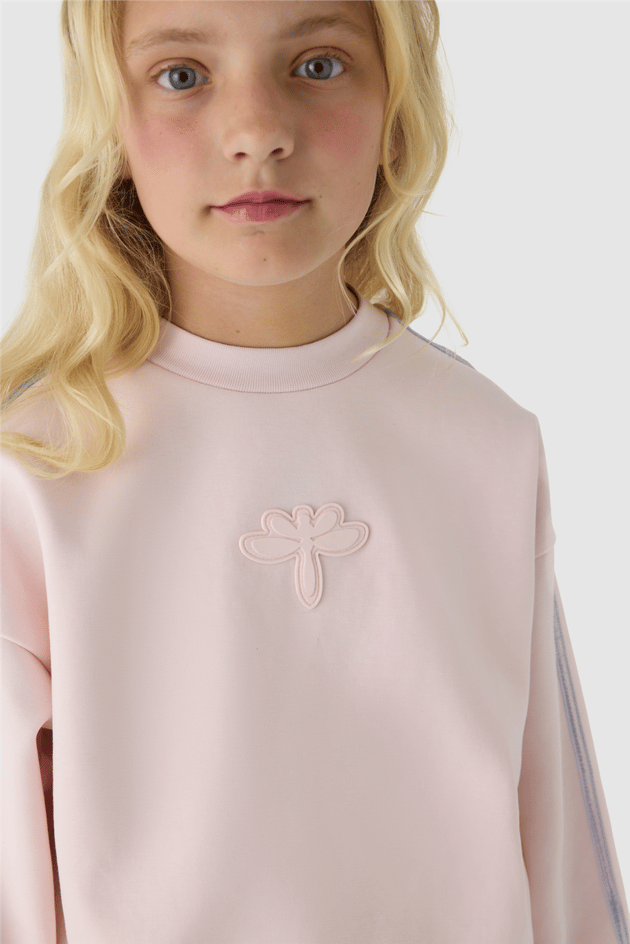 Tyess Kız Çocuk Pembe SweatshirtTyess Kız Çocuk Pembe Sweatshirt