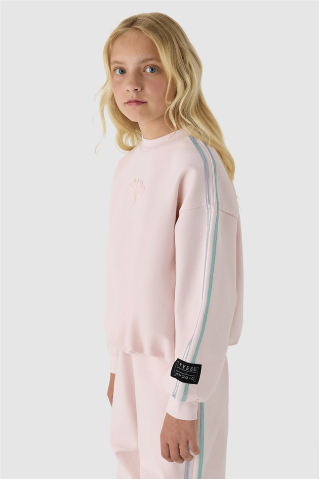 Tyess Kız Çocuk Pembe SweatshirtTyess Kız Çocuk Pembe Sweatshirt