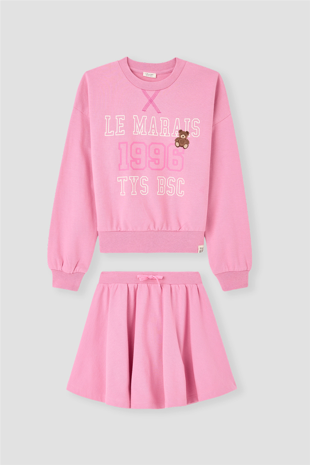 Tyess Kız Çocuk Pembe Takım ve SetlerTyess Kız Çocuk Pembe Takım ve Setler