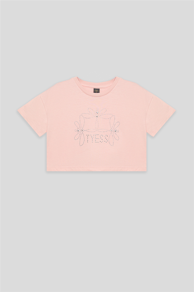 Tyess Kız Çocuk Pembe TişörtTyess Kız Çocuk Pembe Tişört