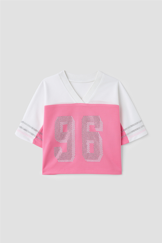 Tyess Kız Çocuk Renkli TshirtTyess Kız Çocuk Renkli Tshirt