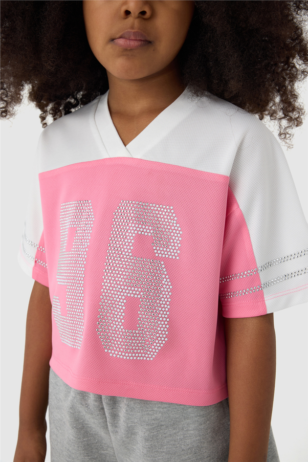 Tyess Kız Çocuk Renkli TshirtTyess Kız Çocuk Renkli Tshirt