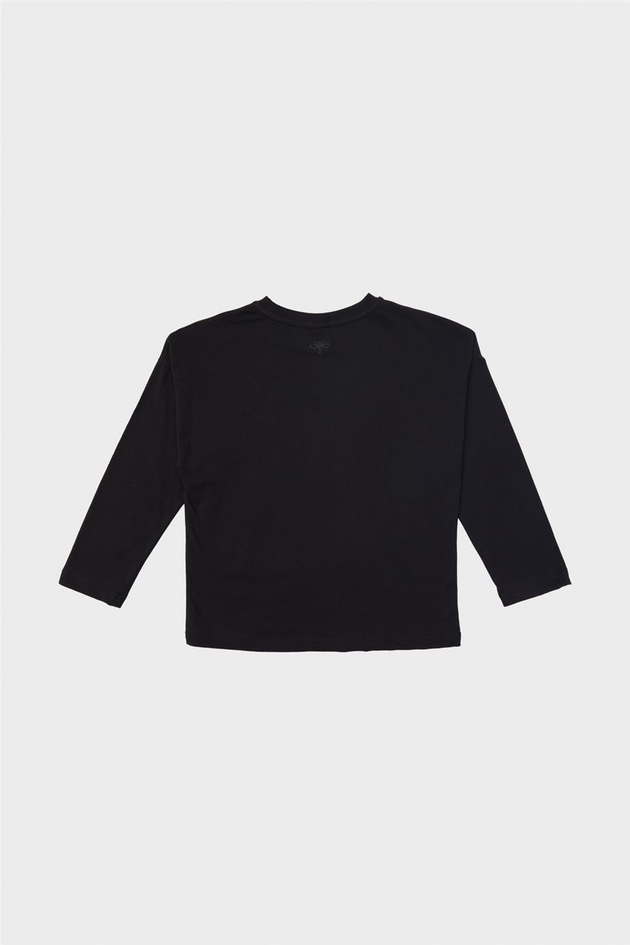 Tyess Kız Çocuk Siyah T-Shirt