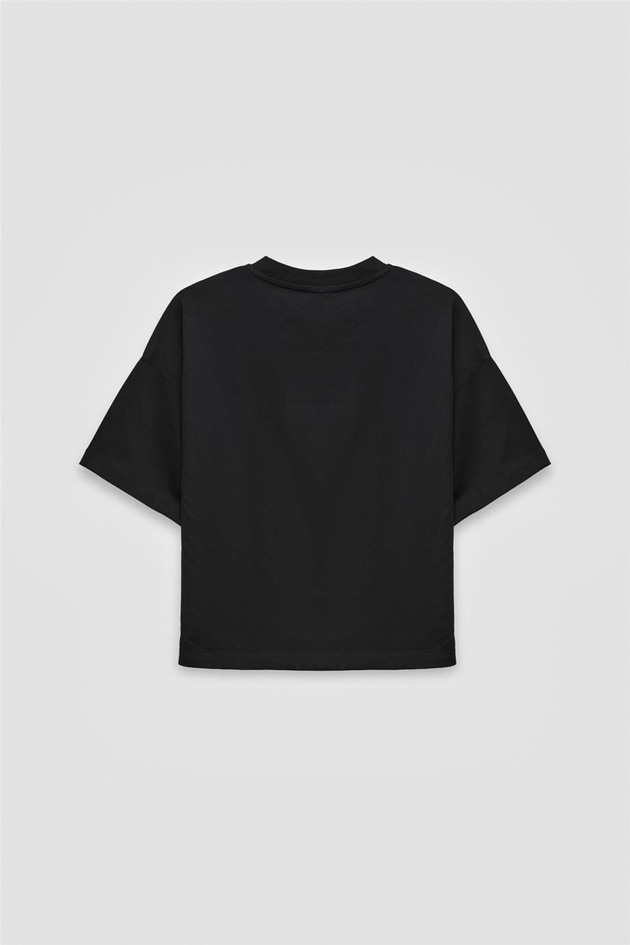 Tyess Kız Çocuk Siyah TshirtTyess Kız Çocuk Siyah Tshirt