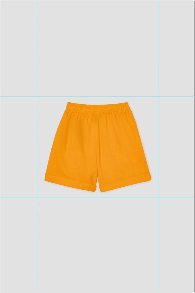 Tyess Girl Orange Shorts Tyess Girl Orange Shorts 