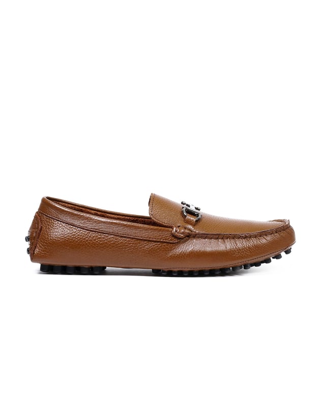 Sümela Taba Hakiki Deri Erkek Loafer Ayakkabı