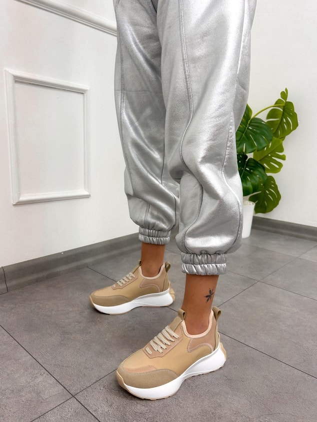 Bej (Mines) Kadın Sneakers