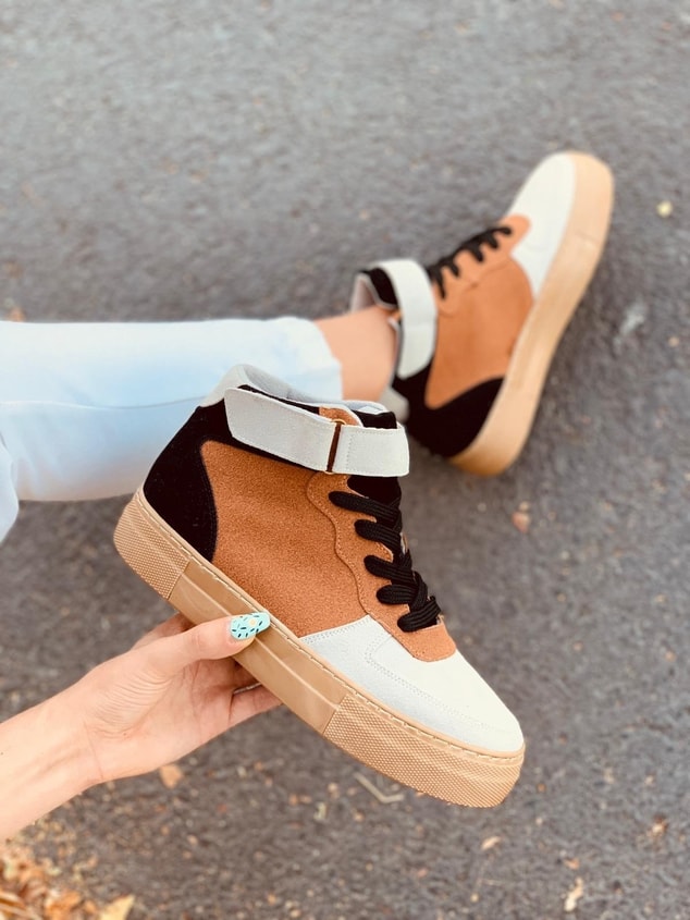 Füme - Taba (Denver Plus) Kadın Spor Ayakkabı Sneakers