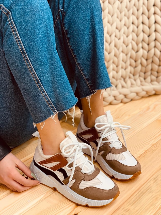 Füme Taba (Travis) Kadın Sneakers