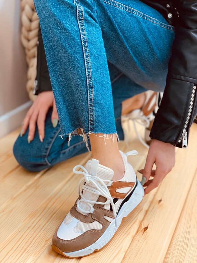 Füme Taba (Travis) Kadın Sneakers