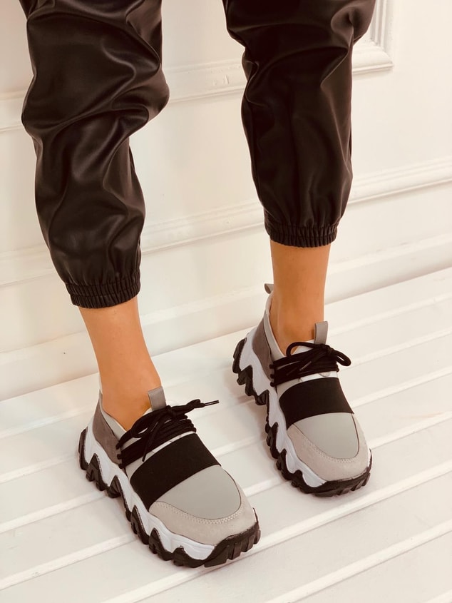 Gri Siyah (Elixir) Kadın Sneakers