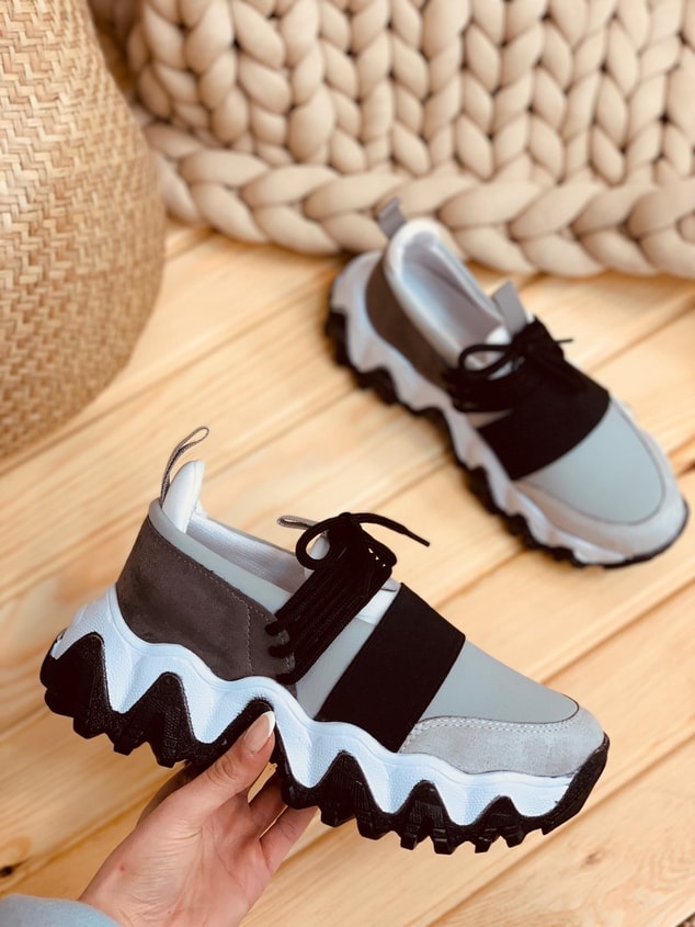 Gri Siyah (Elixir) Kadın Sneakers